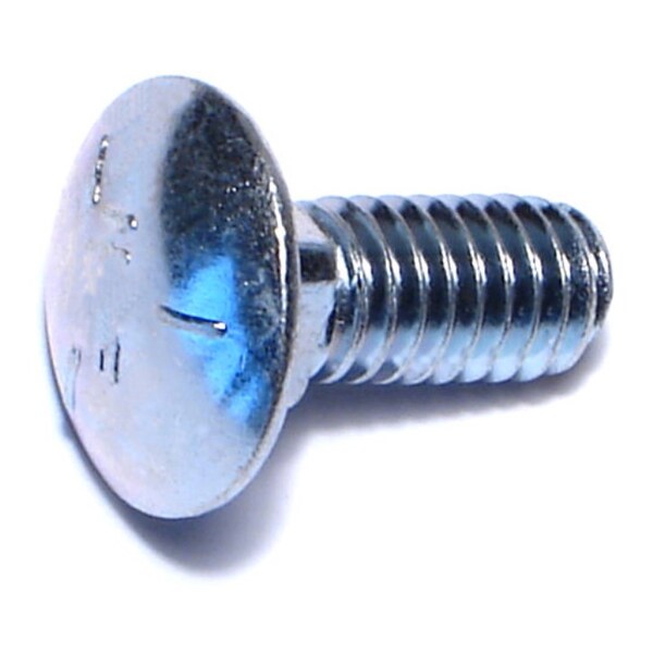 Midwest Fastener Carriage Bolt, Square Neck, 18 (Coarse), 3/4 in L, Steel, Zinc Plated, 12 PK 31841 - main